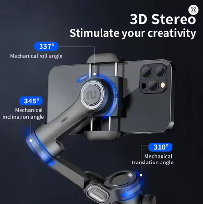 AOCHUAN stabilisateur de cardan portable 3 axes SmartXE pour Smartphone pour iPhone Android AI suivi du visage TikTok Vlog