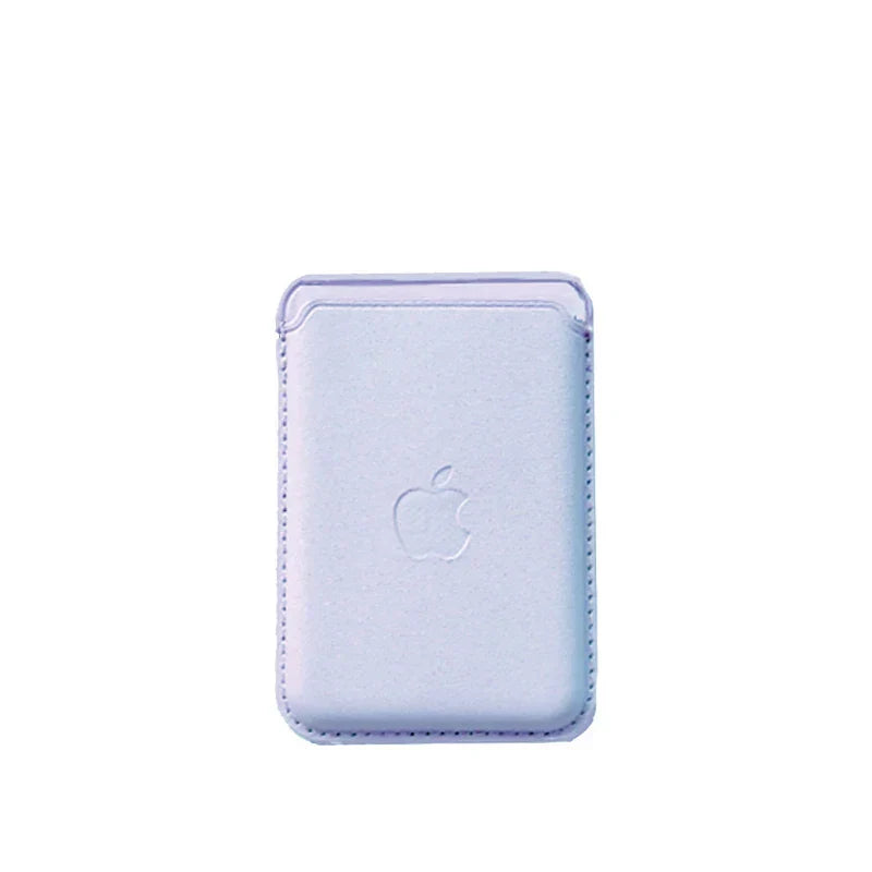 Porte-cartes Magnétique en Cuir pour iPhone 12 à 17 & Samsung S24/S25