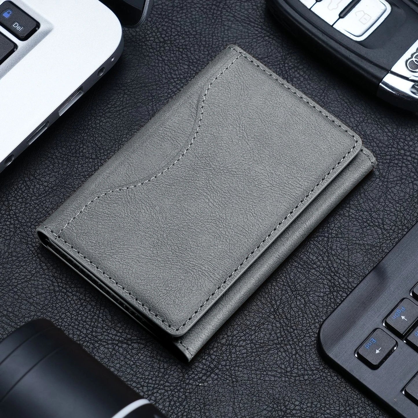 Porte-Cartes Magnétique en Cuir MagSafe – Coque de Protection iPhone 14 à 16 Pro/Max